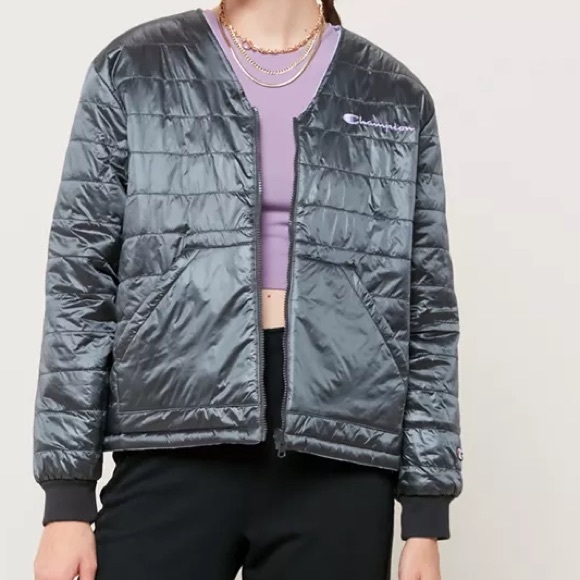 Champion Jackets & Blazers - RL - Champion Reversible Quilted Logo Jacket